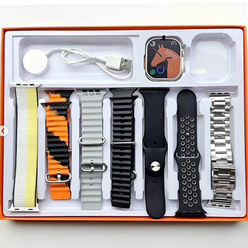 7-in-1-ultra-2-01-big-infinite-display-smart-watch-with-7-straps-innnovative-gadgets