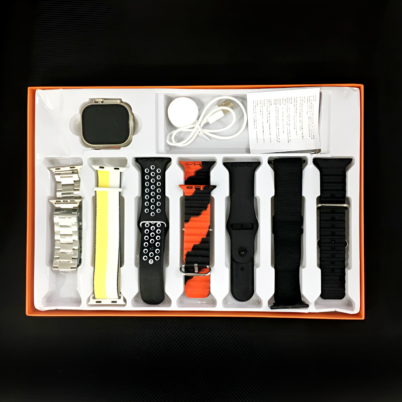 7-in-1-ultra-2-01-big-infinite-display-smart-watch-with-7-straps-innnovative-gadgets