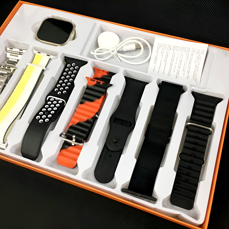 7-in-1-ultra-2-01-big-infinite-display-smart-watch-with-7-straps-innnovative-gadgets
